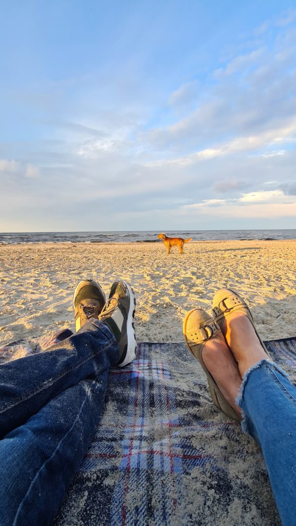 ...am Strand